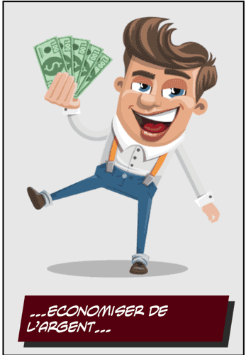 ...économiser de l'argent...