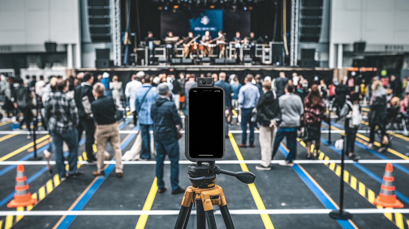 spectateurs à un concert